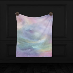 Tenture Murale Pastels Fantaisistes Marbrure Arc-en-ciel Rêveur