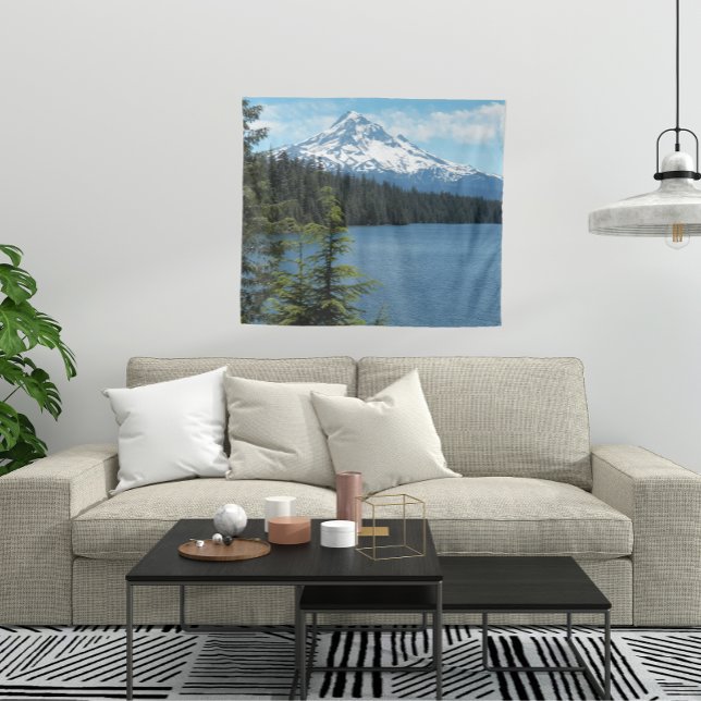 Tenture Murale Paysage pittoresque du mont Hood (In Situ (Sofa))