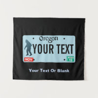 Plaque de licence Oregon Sasquatch