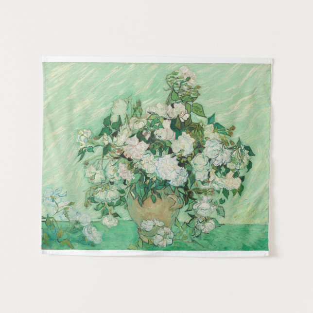 Tenture Murale Roses par Vincent van Gogh (Devant (Horizontal))