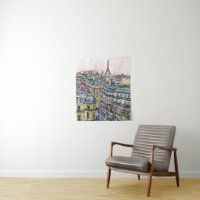Tour Eiffel et Paris d'aquarelle des destinations