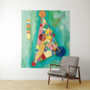 Tenture Murale Triangles colorés par Wassily Kandinsky