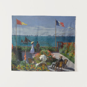 Tenture Murale Vintage Claude Monet Terrasse a Sainte-Adresse