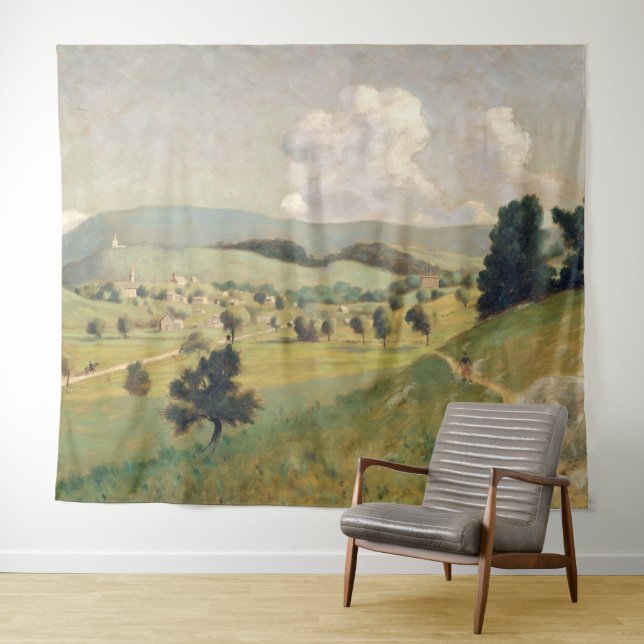 Tenture Musée des beaux-arts d'Amérique| Mur (En situation (horizontale))