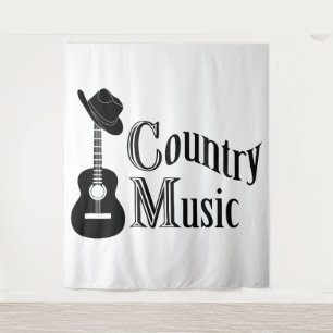 Tenture Musique country