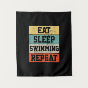 Tenture nager nager nager Cadeau de natation