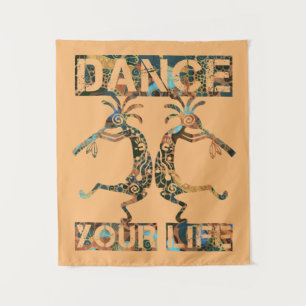 Tenture Native Americans Kokopelli - Dance Your Life 1