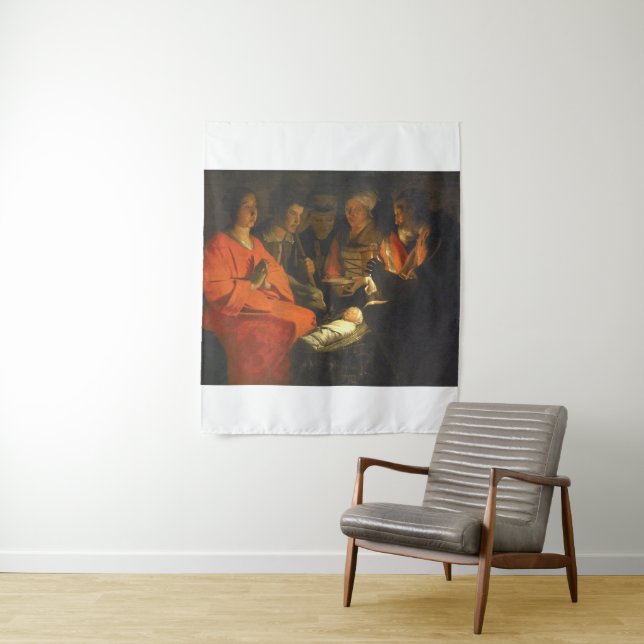 Tenture Nativité De Jésus Christ (En situation)