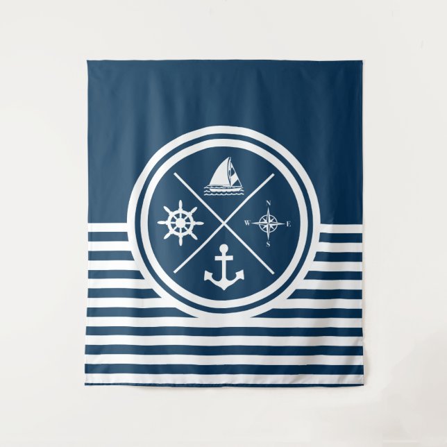 Tenture Nautical themed design (Devant)