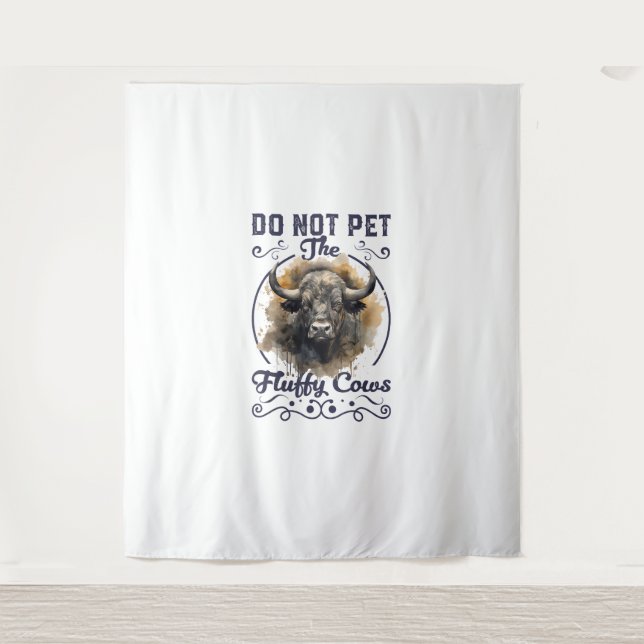 Tenture Ne Pas Animer Les Vaches Fluffantes Bison Yellowst (Devant)