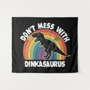 Tenture Ne Touchez Pas Au Pickleball Dinkasaurus