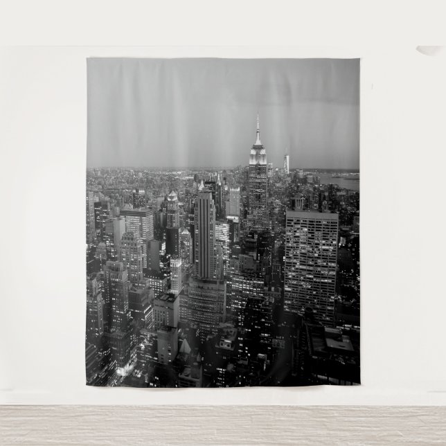 Tenture New York City Manhattan Skyline Wall Art Mural (Devant)