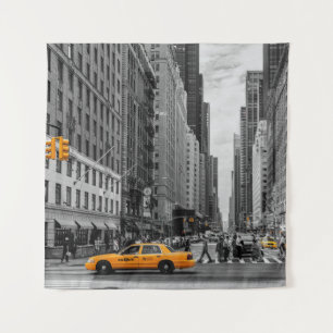 Tenture New York Taxi Urban City Color Pop Photographie