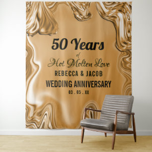 Tenture Noces d'or 50 ans de mariage