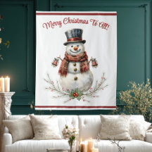 Noël Bonhomme de Neige Fête de Vacances