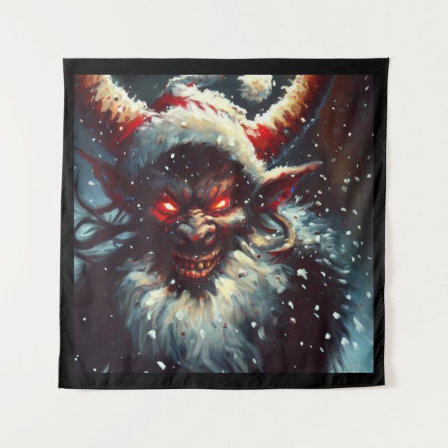 Tenture Noël Krampus 1 (Devant)