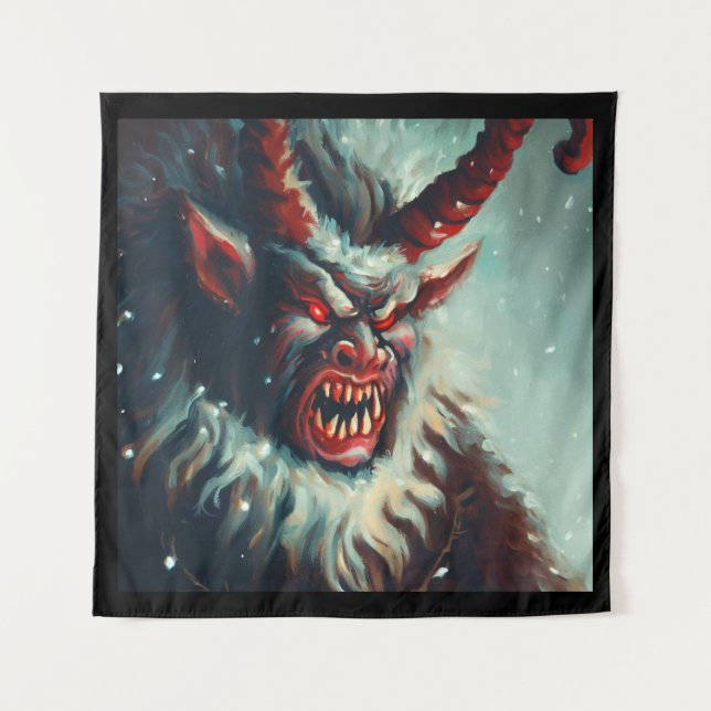 Tenture Noël Krampus 3 (Devant)