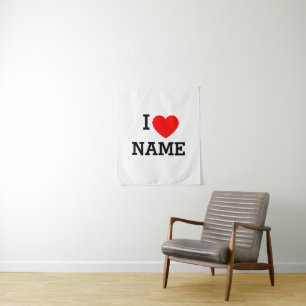 Tenture Nom du coeur