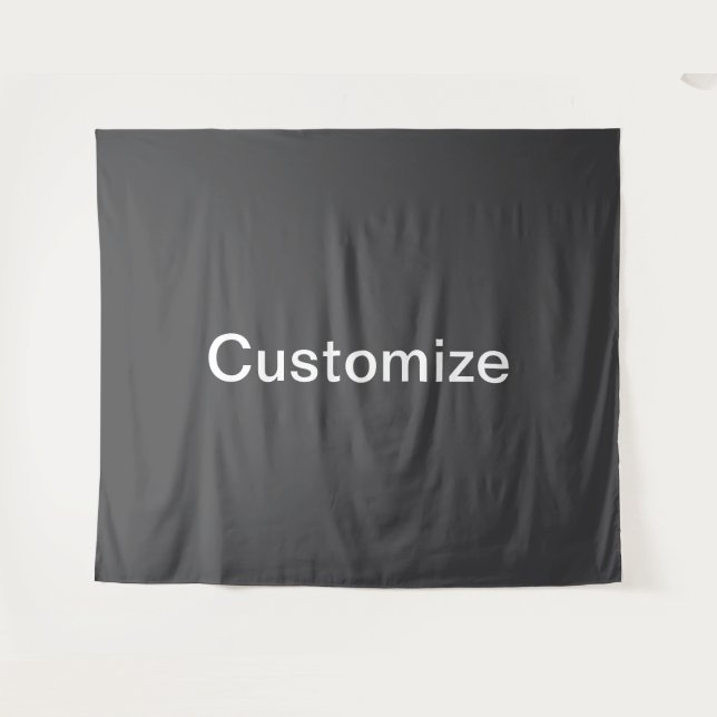 Tenture Nom modifiable en gras moderne, entreprise ou marq (Devant (Horizontal))