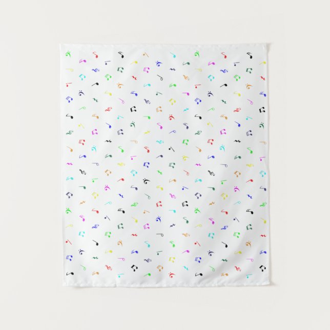 Tenture Notes musicales (Devant)