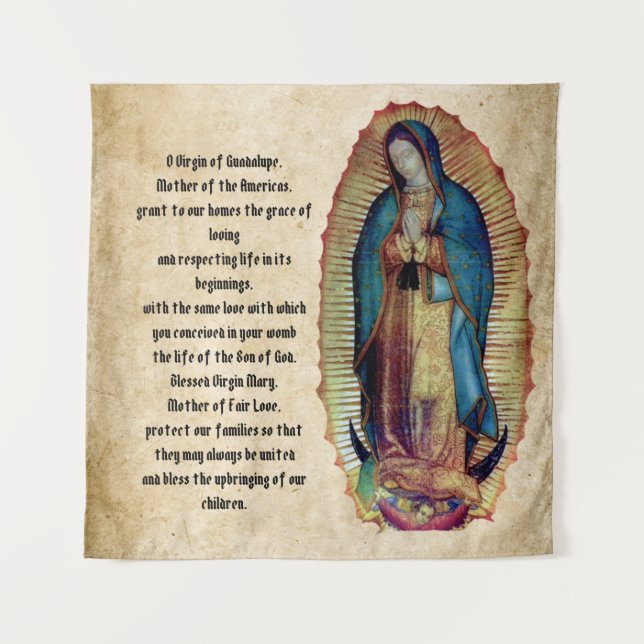 Tenture Notre-Dame de Guadalupe, Nuestra Señora de Guadalu (Devant)