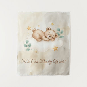 Tenture Nous Pouvons à peine Attendre Fête de Naissance Ou