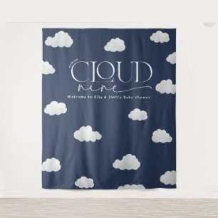 Tenture Nuage bleu ciel neuvième douche moderne élégant