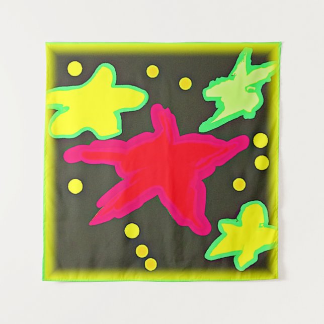 Tenture Nuit étoilée Produits tendance. Commandez dès main (Devant)