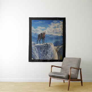 Tenture Oberhalsi, la chèvre à la montagne