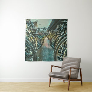 Tenture Œuvre d'art cycliste vintage