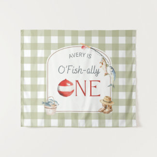 Tenture Ofishally One Birthday Personalized Banner