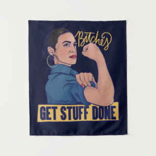 Tenture On fait des trucs AOC Rosie le riveter