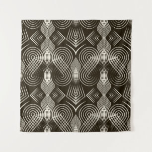 Tenture Ornement de motif art déco antique sans couture. G