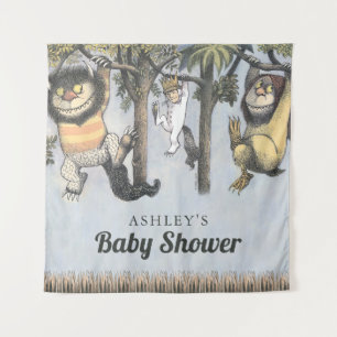 Tenture Où sont les choses sauvages   BABY SHOWER