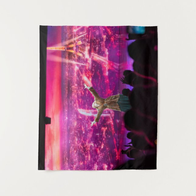 Tenture Ovation debout (Devant)