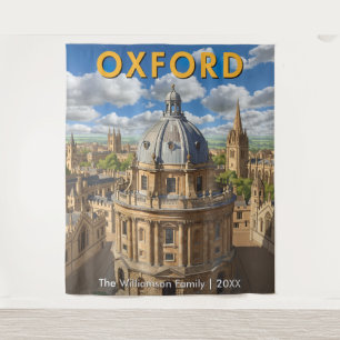 Tenture Oxford, Angleterre Radcliffe Camera Voyage Rétro