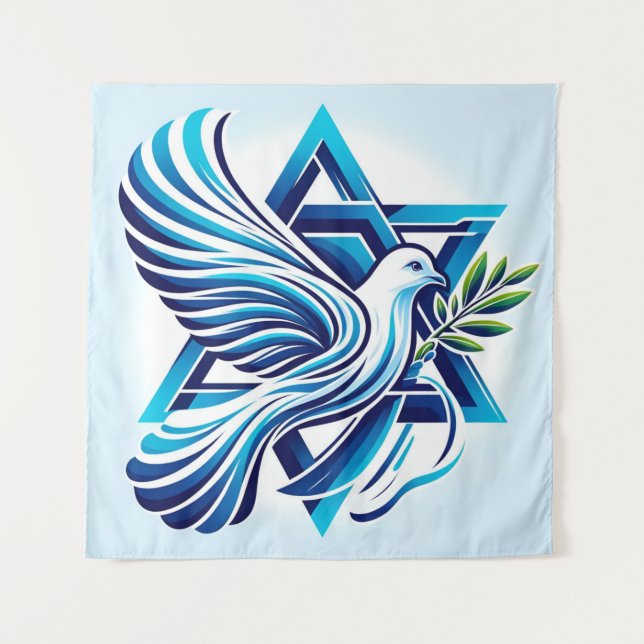 Tenture Paix pour Israël (Devant)