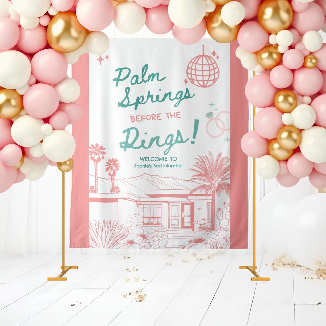 Tenture Palm Springs avant les anneaux (Créateur téléchargé)