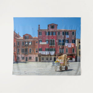 Tenture Panier avec boîtes à Venise