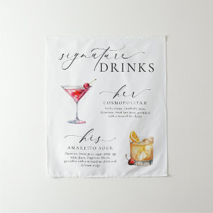 Tenture Panneau boisson Ellesmere Modern Minimal Signature