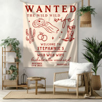 Panneau de bienvenue pour l'enterrement de vie de 