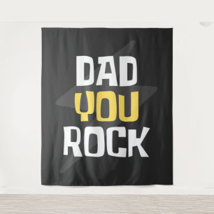Tenture Papa tu déchires - Cadeau pour la fête des pères /