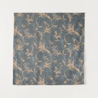 Papier peint vintage rétro à fleurs sur le dos