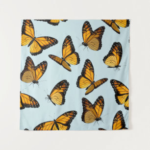 Tenture Papillons Monarque colorés Illustration Vintage