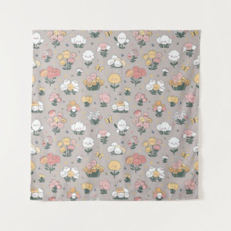 Tenture "Parade Pétale Pastel"