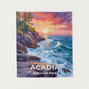 Tenture Parc national d'Acadia Otter Cliffs Voyage dans