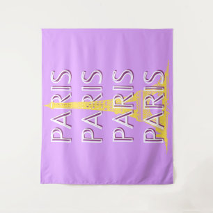 Tenture Paris, Art Voyage, Minimaliste, Art Voyage Pastel