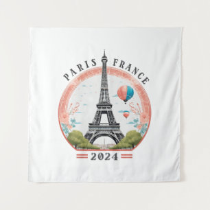 Tenture Paris France 2024 Tapestrys, Tour Eiffel