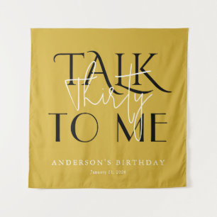 Tenture Parlez-moi Trente Anniversaire Bold Décoration Mur