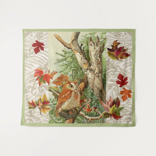 TENTURE PARMI LES FEUILLES DE CHUTE EN BOIS (Devant (Horizontal))